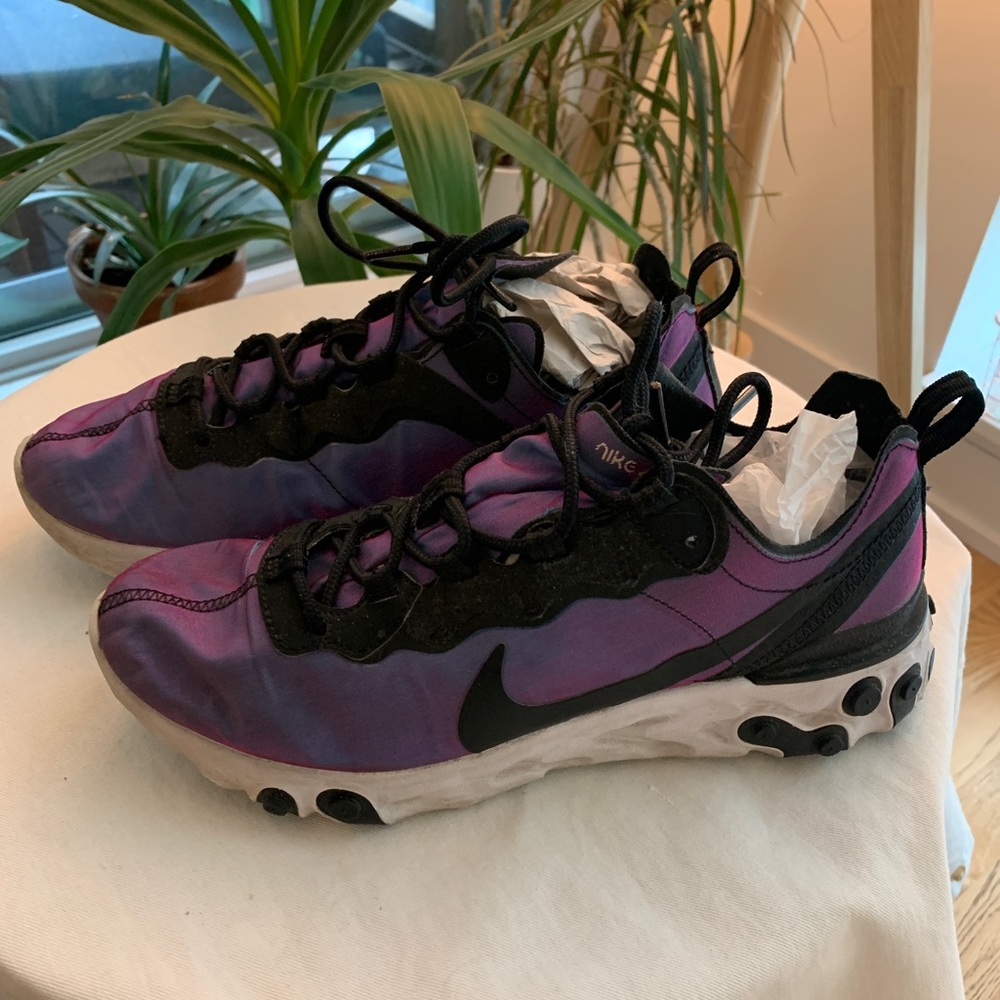Iridescent Nike React - Shiney Purple